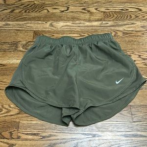 Women’s Army Green Nike Athletic Shorts
